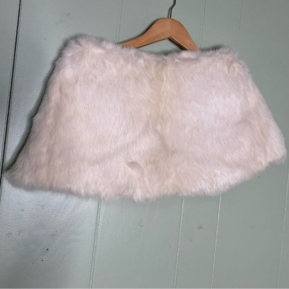 Vintage 60s Fox Fur Stole Bridal Wedding Shawl Stole Wrap Plush Real MCM Cape OS - Picture 2 of 8